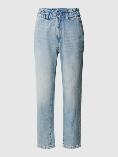 Jake*s Casual High Waist Jeans mit elastischem Bund in Jeansblau
