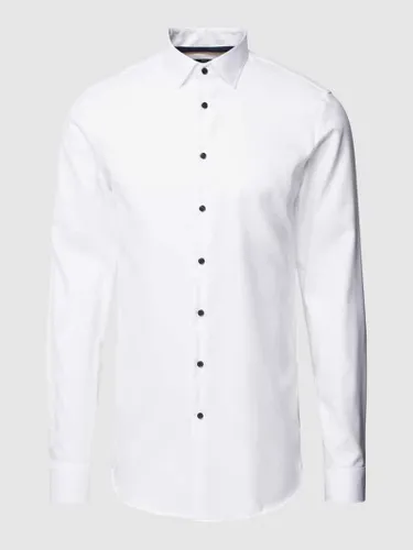 Jake*s Regular Fit Business-Hemd mit Kentkragen in Weiss