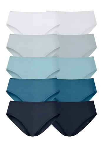 Jazz-Pants Slips PETITE FLEUR Gr. 40/42, 10 St., blau Damen Unterhosen Jazzpants Bestseller