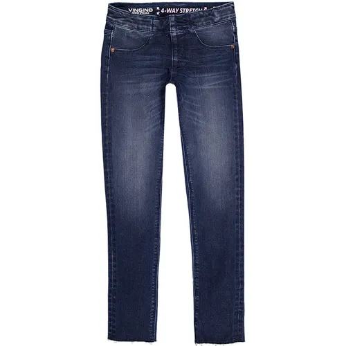 Jeans-Hose BIBINE CROPPED in blue vintage