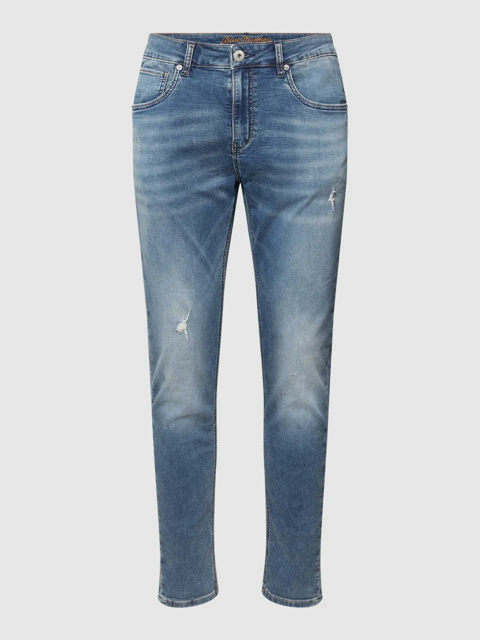 Jeans im Destroyed-Look Modell 'Lenn'