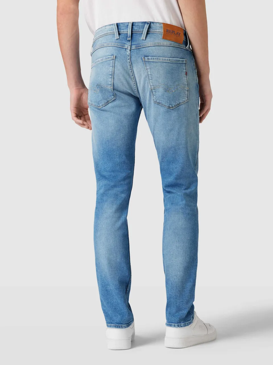 Jeans im Used-Look Modell 'Anbass'