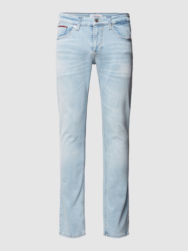 Jeans mit Label-Patch Modell 'SCANTON'