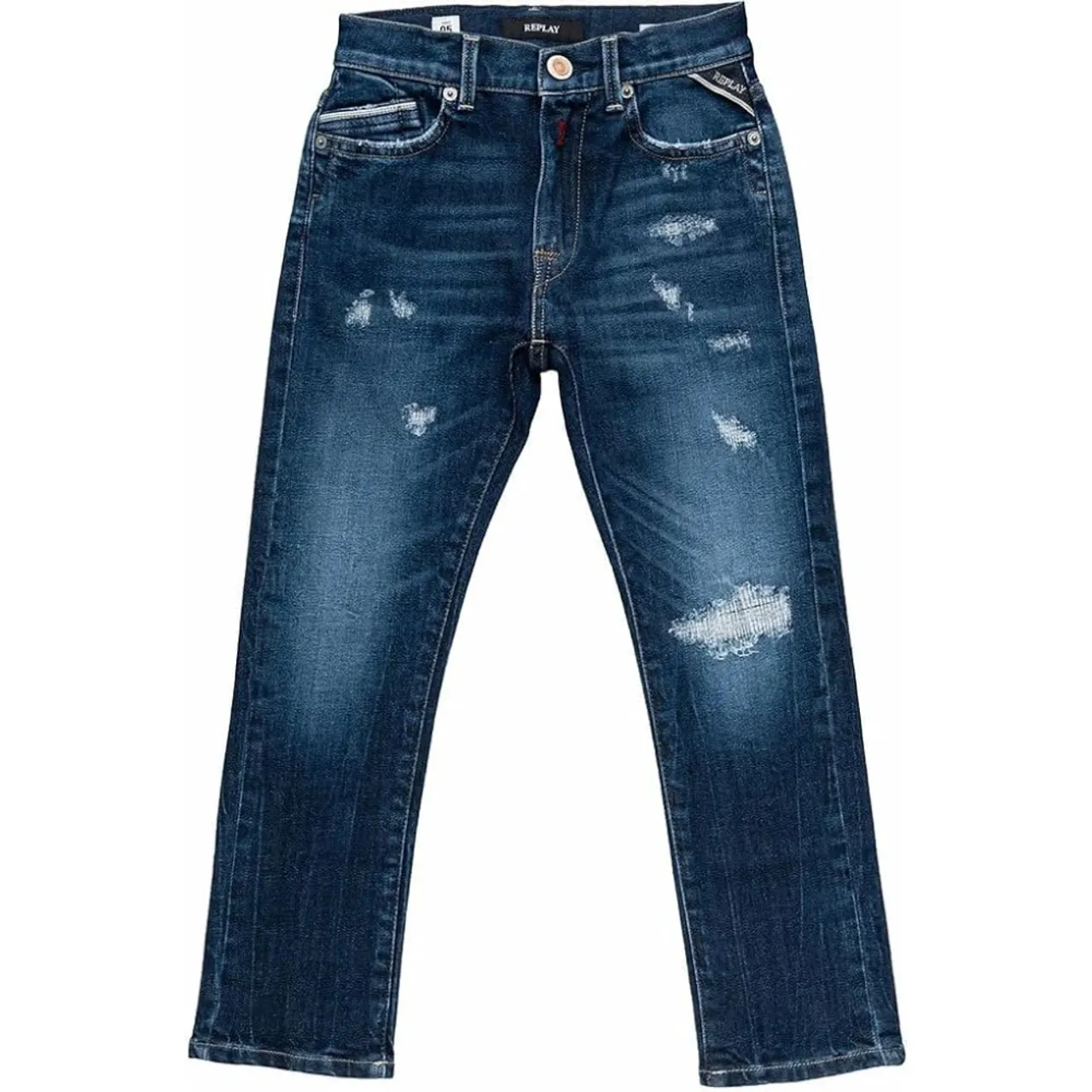 Jeans mit regulärer Passform Replay