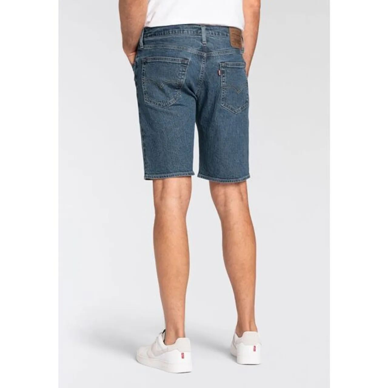 Jeansshorts LEVI'S "405" Gr. 29, N-Gr, blau (blue core cool short) Herren Jeans Shorts
