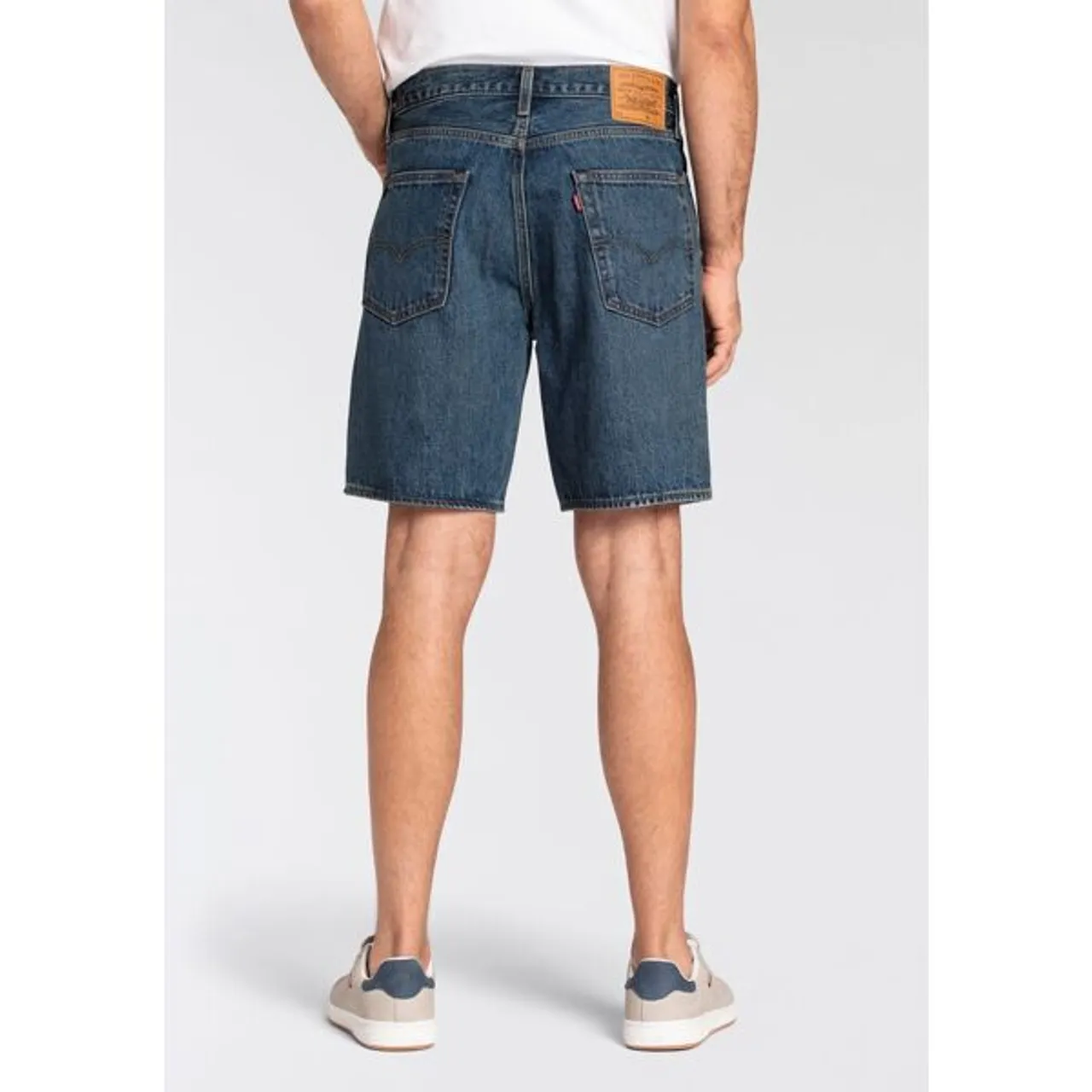 Jeansshorts LEVI'S "468 LOOSE SHORTS" Gr. 33, N-Gr, blau (picnic, friends sho) Herren Jeans Shorts
