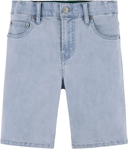 Jeansshorts LEVI'S KIDS "LVB SLIM FIT LT WT ECO SHORTS" Gr. 16 (176), N-Gr, silberfarben (silver lining) Jungen Jeans Shorts