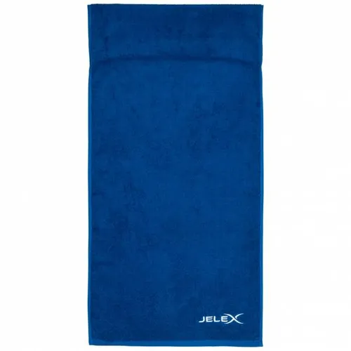 JELEX "100FIT" Fitness Handtuch mit Zip-Tasche royalblau