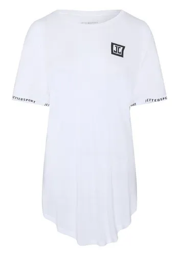 JETTE SPORT T-Shirt im dezenten Label-Look (1, 1-tlg)
