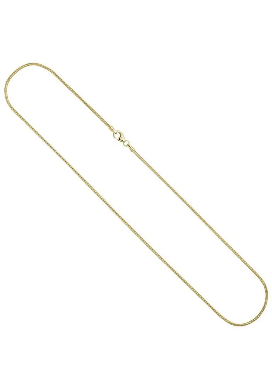 JOBO Goldkette, Schlangenkette 585 Gold 42 cm 1,4 mm
