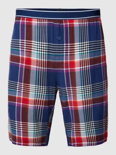 Jockey Pyjama-Shorts mit Allover-Muster in Rot