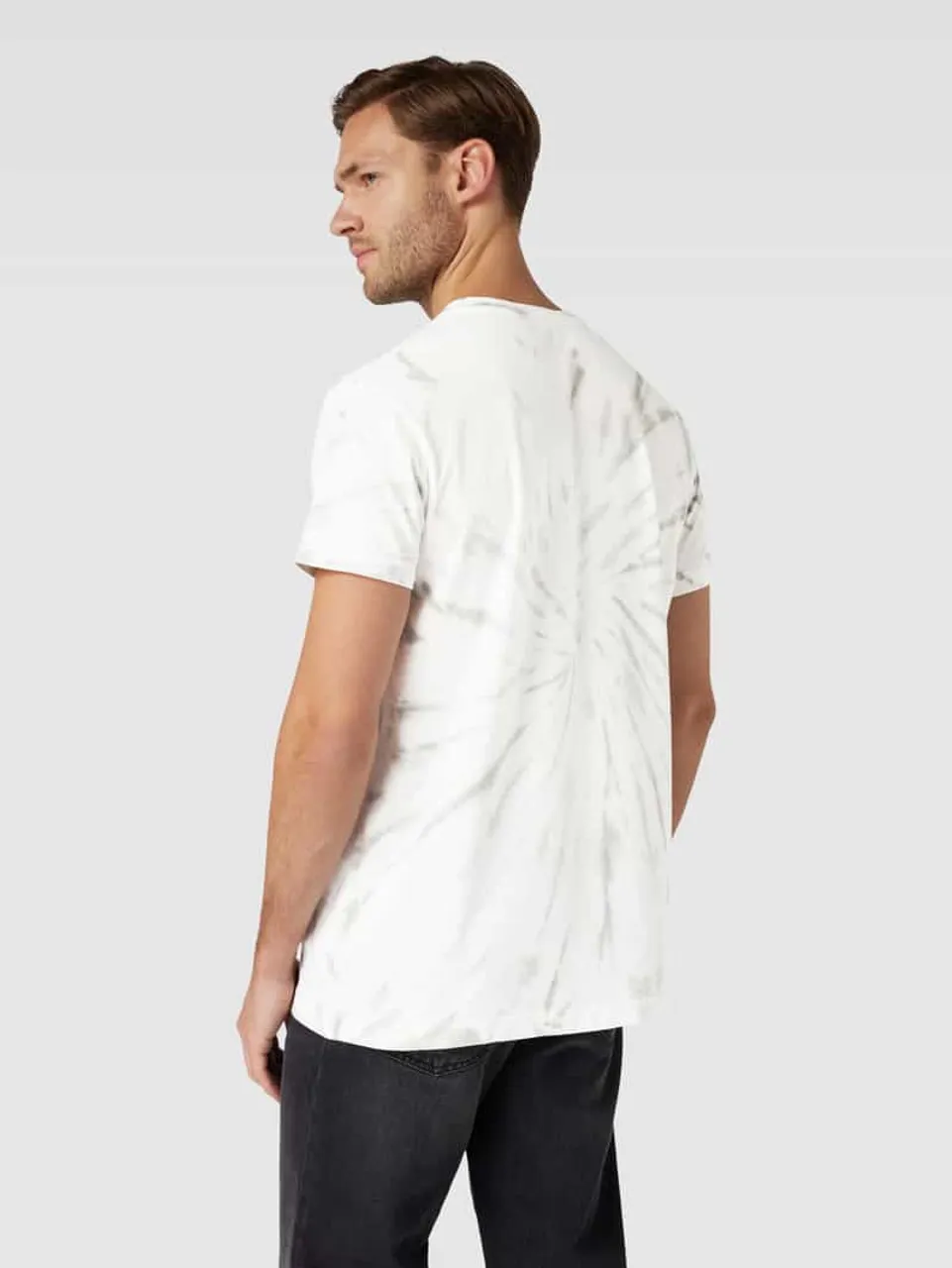 Jockey T-Shirt im Batik-Look Modell 'EVERYDAY ESSENTIALS' in Weiss