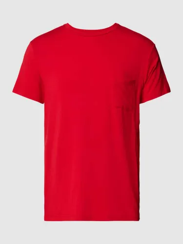 Jockey T-Shirt mit Brusttasche in Rot