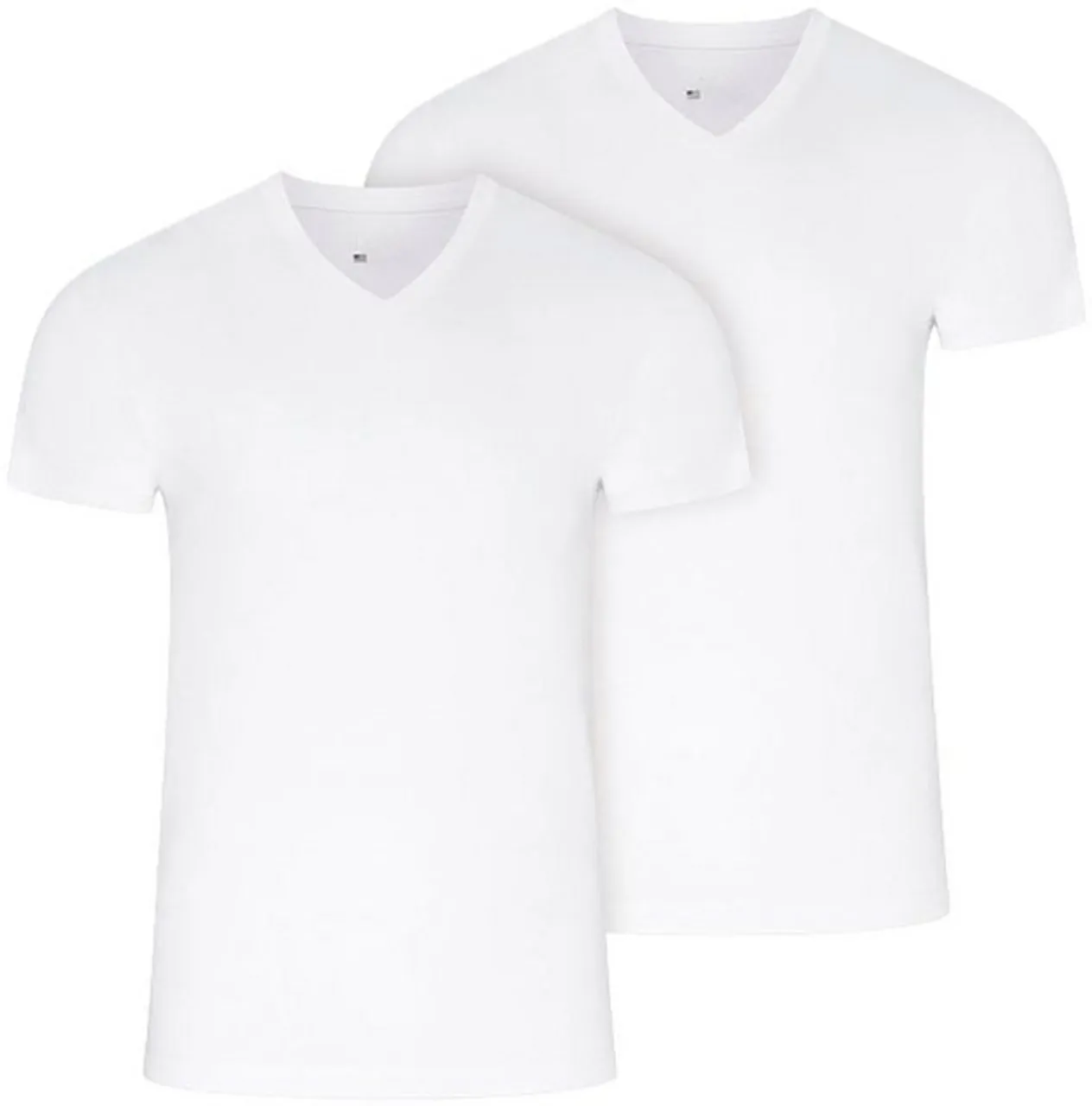 Jockey V-Shirt American T-Shirt (2er Pack) lockere Passform