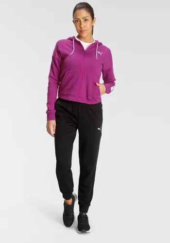 Jogginganzug PUMA "Ws Full-Zip Suit" Gr. XS, pink (fuchsia) Damen Sportanzüge Trainingsanzüge