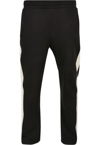 Jogginghose URBAN CLASSICS "Urban Classics Herren Striped Track Pants" Gr. 5XL, US-Größen, schwarz (black) Herren Hosen Jogginghosen