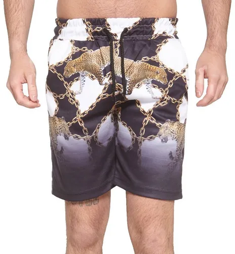 John Kayna Shorts Herren Shorts Kurze Hose Barock Design Ornamente (Kurze Hose Bermudas Sweatpants, 1-tlg., mit modischen Schnitten und Designs) Freiz...