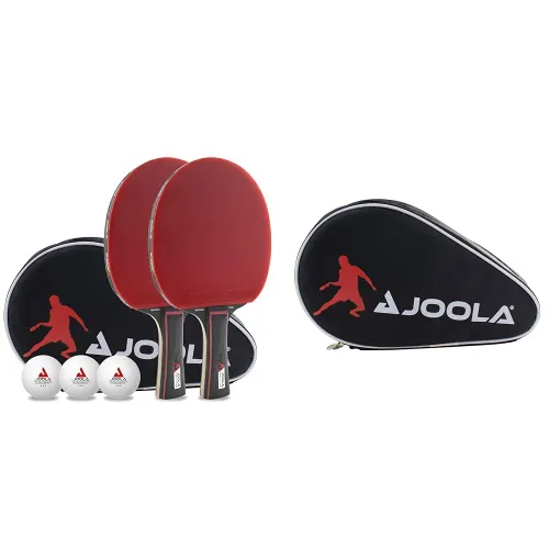 JOOLA Tischtennis Set Duo PRO 2 Tischtennisschläger + 3