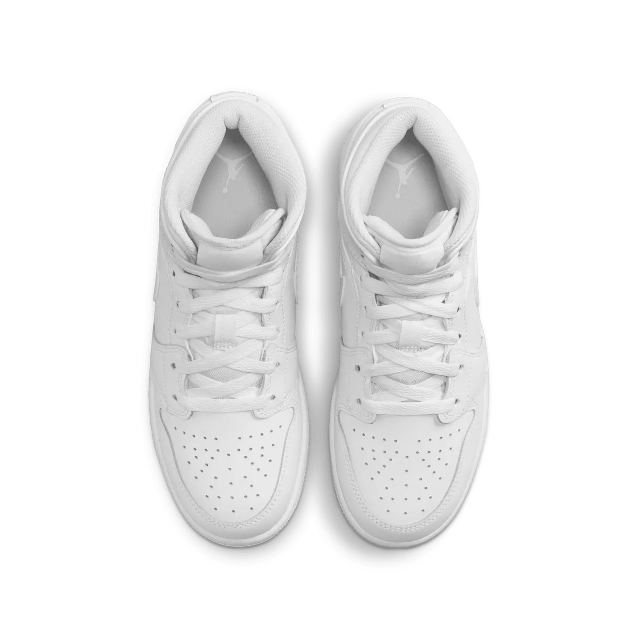 Jordan 1 Mid Schuh für ältere Kinder - Weiß