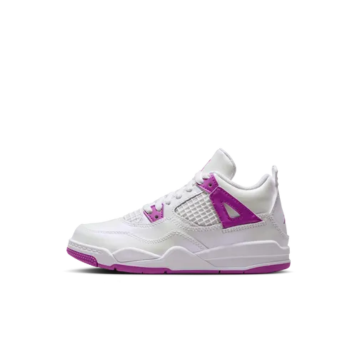 Jordan 4 Retro Schuh für jüngere Kinder - Weiß