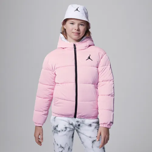 Jordan Boxy Fit Puffer Jacke für ältere Kinder - Pink