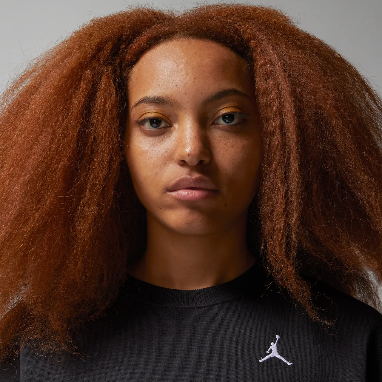 Jordan Brooklyn Fleece Damen-Sweatshirt mit Rundhalsausschnitt - Schwarz