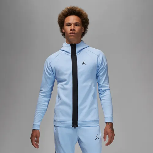 Jordan Dri-FIT Sport Air-Fleece-Hoodie für Herren mit durchgehendem Reißverschluss - Blau