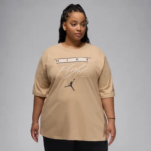 Jordan Flight Heritage Grafik-T-Shirt für Damen - Braun