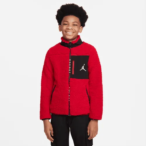 Jordan Jacke für ältere Kinder mit durchgehendem Reißverschluss (Jungen) - Rot