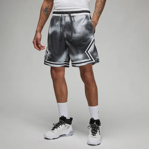 Jordan M J Dri-fit Sport Aop Diamond Shorts, Dk Smoke Grey/weiß/schwarz 2XL