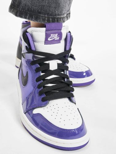 Jordan Männer,Frauen Sneaker 1 High Zoom Air CMFT Purple Patent in violet