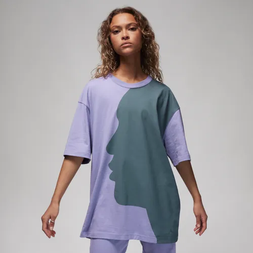 Jordan Oversize-T-Shirt mit Grafik für Damen - Lila