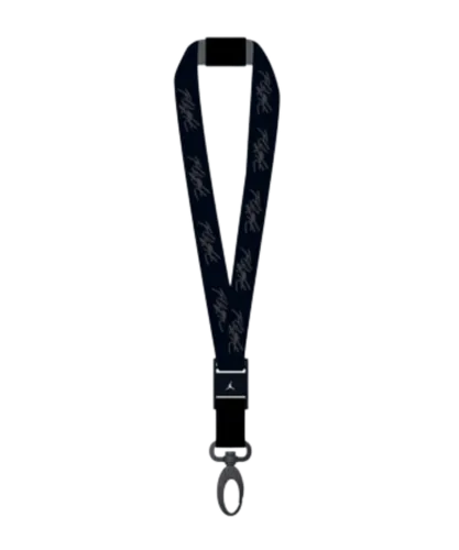 Jordan Premium Schlüsselband Schwarz Grau F061