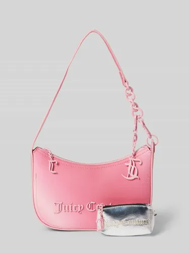 Juicy Couture Hobo Bag mit Label-Applikation Modell 'JASMINE' in Pink, Größe One Size