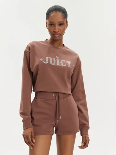 Juicy Couture Sweatshirt Cristabelle Rodeo JCBAS223824 Braun Regular Fit