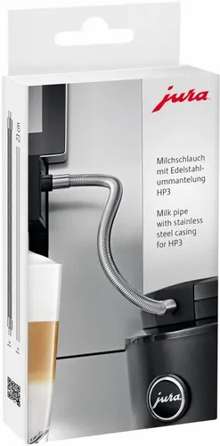 JURA Kaffeevollautomat Milchschlauch mit Edelstahlummantelung HP3