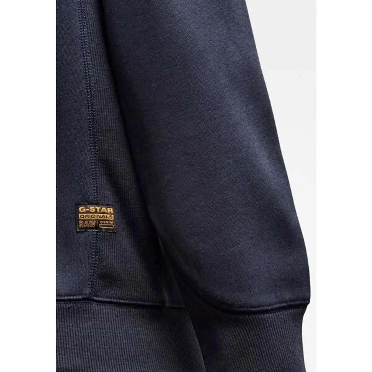 Kapuzensweatjacke G-STAR RAW "Premium Basic Hooded Zip Sweater" Gr. XL (56/58), blau (sartho blue) Herren Sweatjacken