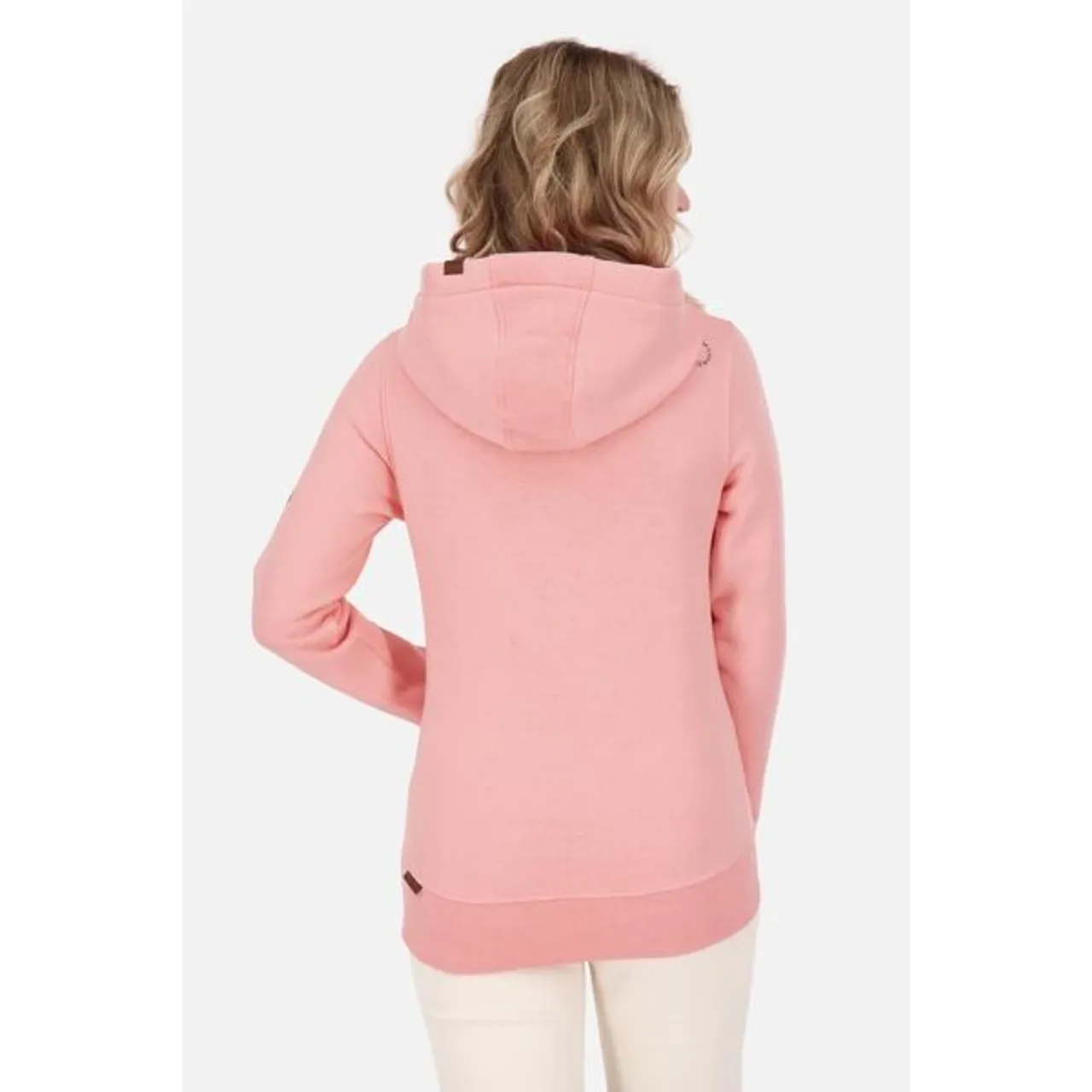 Kapuzensweatshirt ALIFE & KICKIN "SarinaAK A Hoodie Sweatshirt Damen Kapuzensweatshirt, Pullover" Gr. L, rosa (candy melange) Damen Sweatshirts