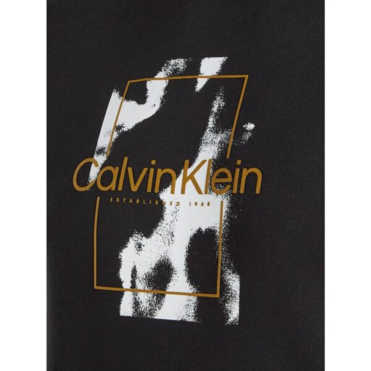 Kapuzensweatshirt CALVIN KLEIN BIG&TALL "BT_CAMO LOGO HOODIE" Gr. XXXL, schwarz (ck black) Herren Sweatshirts