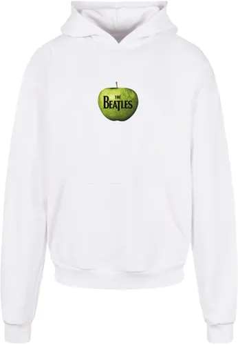 Kapuzensweatshirt MERCHCODE "Merchcode Herren Beatles - Apple Ultra Heavy Hoody" Gr. XXL, weiß (white) Herren Sweatshirts
