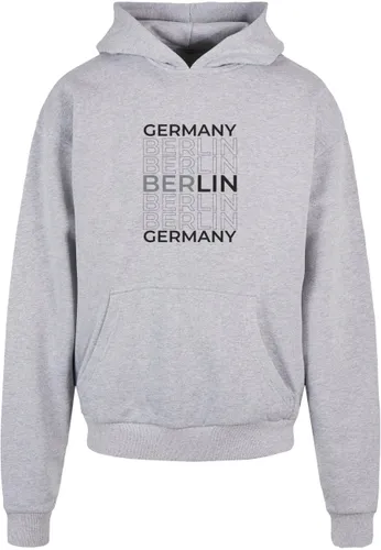 Kapuzensweatshirt MERCHCODE "Merchcode Herren Berlin Ultra Heavy Hoody" Gr. XXL, grau (grey) Herren Sweatshirts