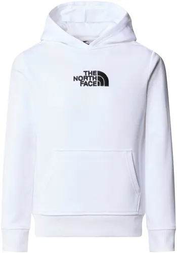 Kapuzensweatshirt THE NORTH FACE "B DREW PEAK LIGHT P/O HOODIE" Gr. M (134/140), weiß (tnf white) Kinder Sweatshirts