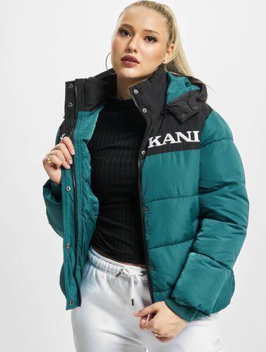 Karl Kani Frauen Puffer Jacket Retro in grün