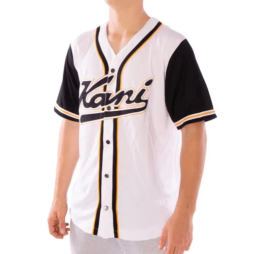 Karl Kani T-Shirt T-Shirt Karl Kani Varsity Block Baseball Shirt, G M, F wht/blk/or