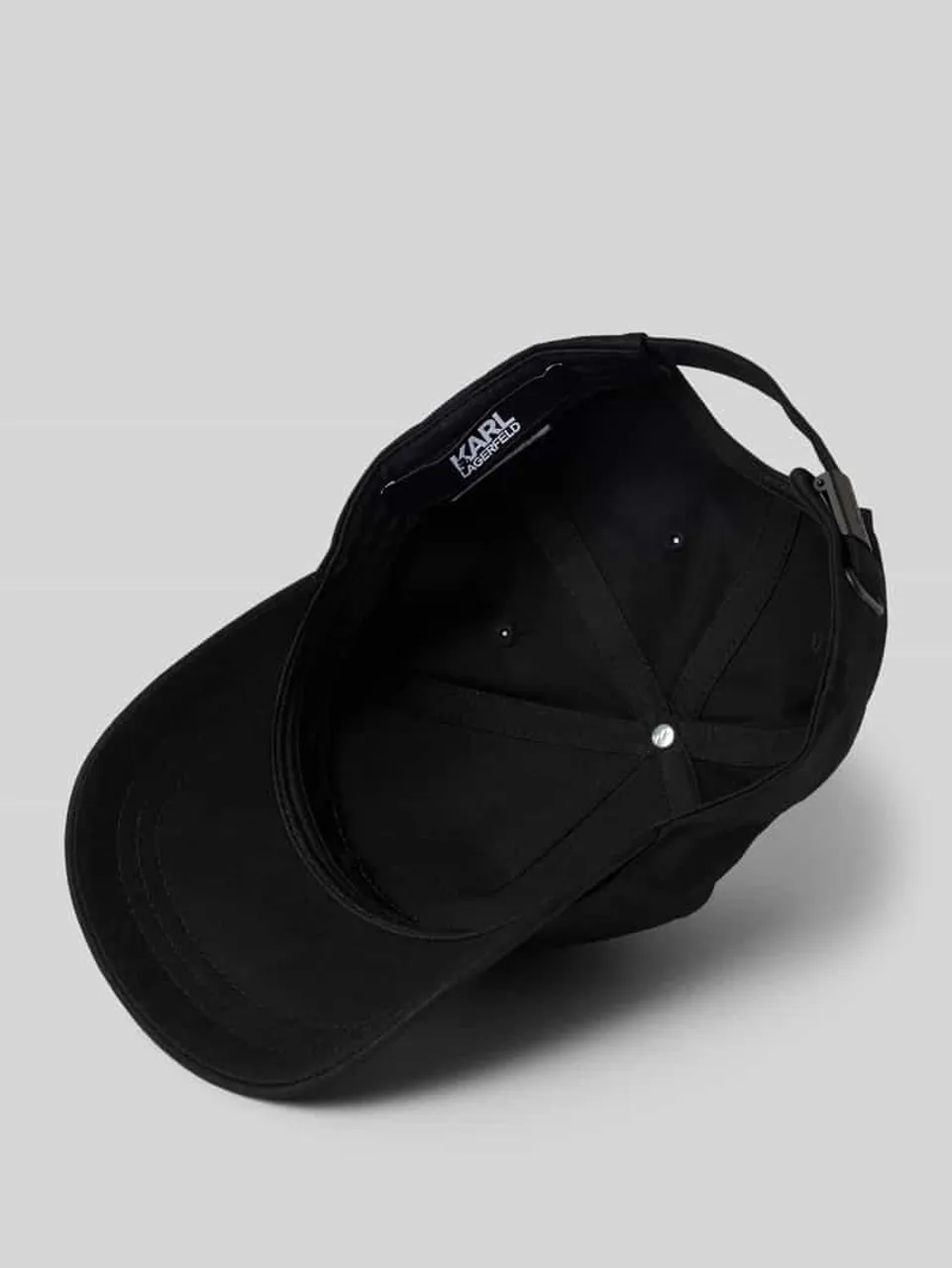 Karl Lagerfeld Basecap mit Label-Detail in Black