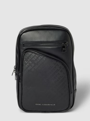 Karl Lagerfeld Crossbody Bag mit Label-Detail in Schwarz, Größe One Size