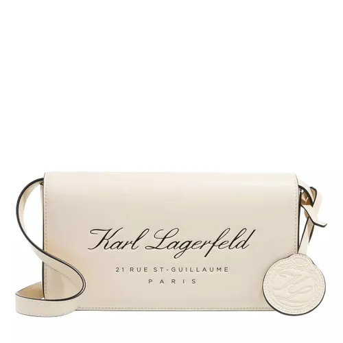 Karl Lagerfeld Crossbody Bags - Hotel Karl Flap Shb Tech Leath - Gr. unisize - in Beige - für Damen