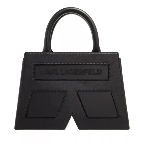 Karl Lagerfeld Crossbody Bags - Icon K Top Handle Leather - Gr. unisize - in Schwarz - für Damen