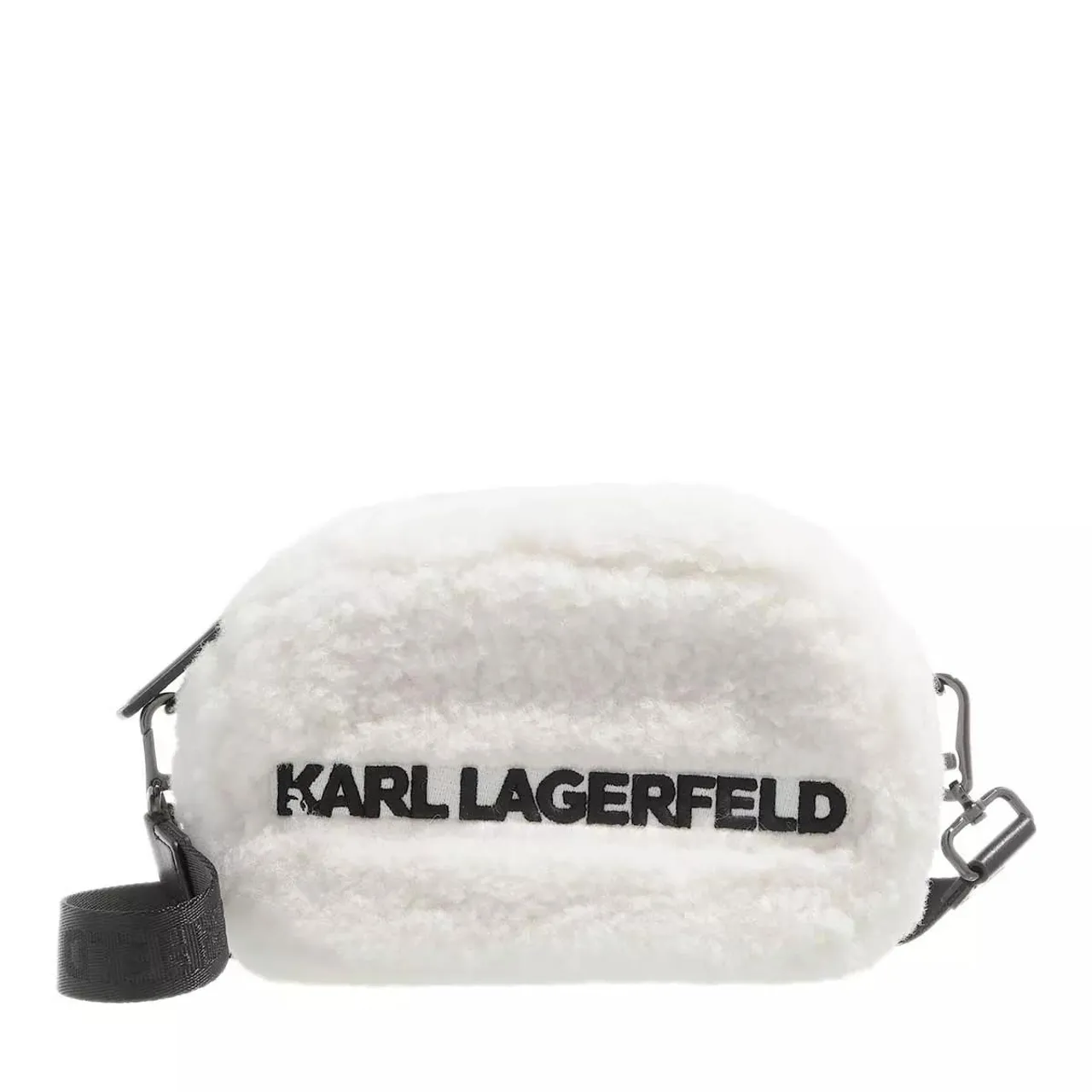 Karl Lagerfeld Crossbody Bags - Klxcd Shearling Cb - Gr. unisize - in Weiß - für Damen