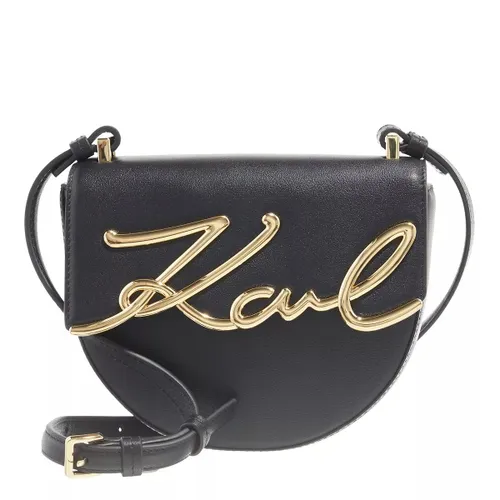 Karl Lagerfeld Crossbody Bags - Signature Sm Saddle Bag - Gr. unisize - in Schwarz - für Damen